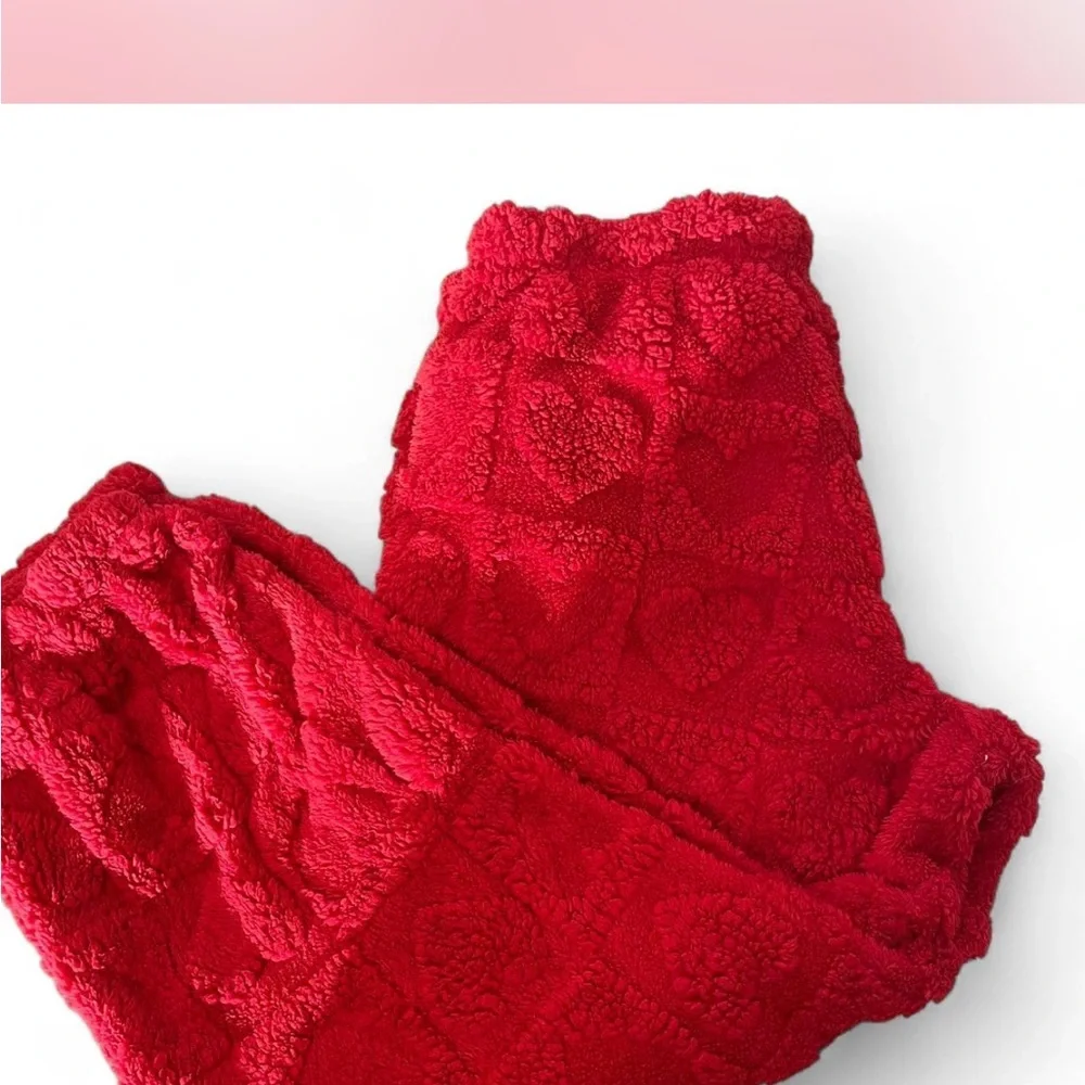 Cozy Red Heart Pajama Set